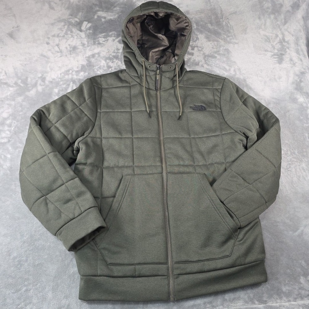 North Face Reversible Jacket Camo Army Green Men's Size US L - Picture 3 of 11